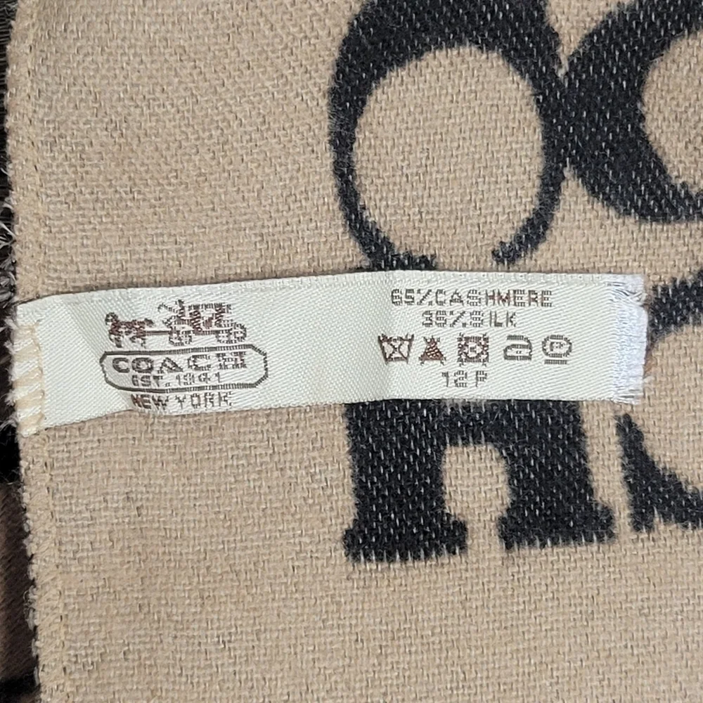 Coach signature reversible